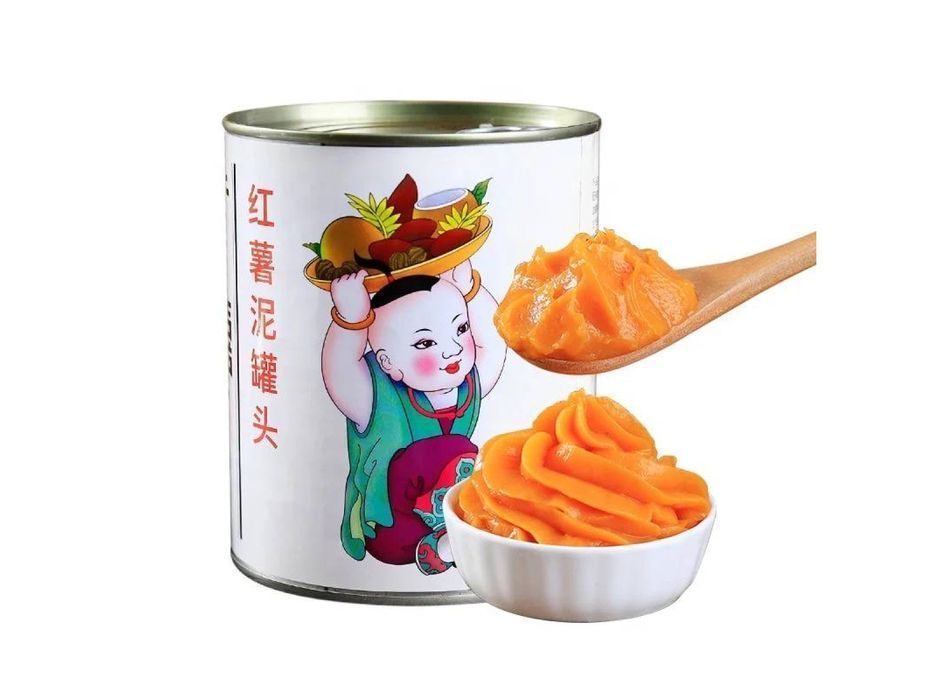 Пюре оранжевого батата, Бабл ти, желе, тапиоки, Бабл чай, Babl tea