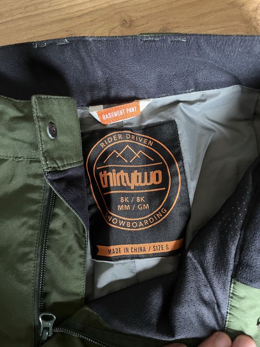 Pantaloni ski/schi/snowboard ThirtyTwo S