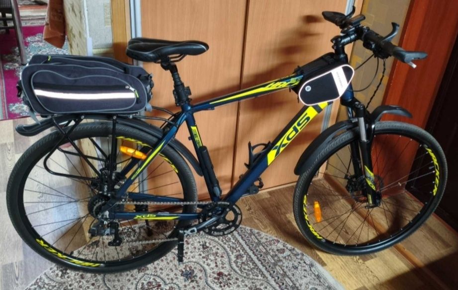 Велосипед XDS 5000 Hacker:
колеса - алюминиевые двухслойные диаметр 29