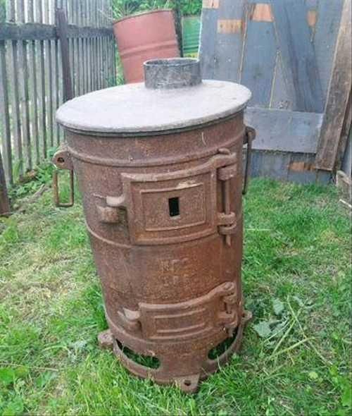 Буржуйка чугунная пр СССР