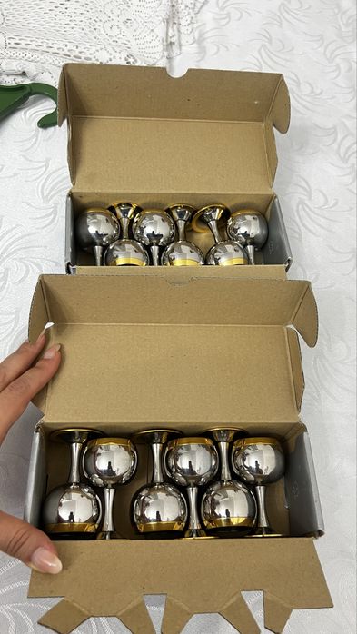 Продам Цептер. 12 рюмок. Новые