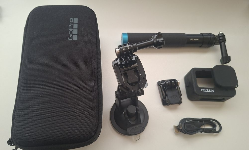 Gopro Hero 10 Black + Media mod + Light mode + зарядна стация