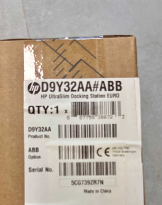 Докинг станция HP Docking Station UltraSlim D9Y32AA – НОВА