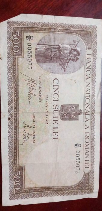 bancnote vechi in stare aproape intacta