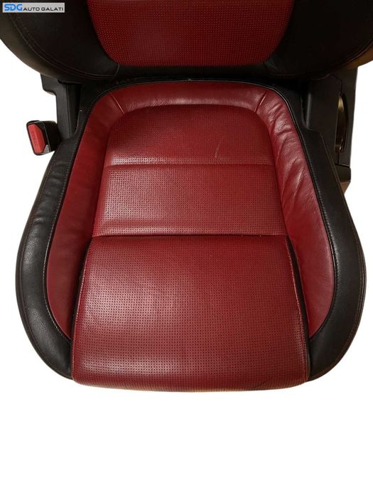 Scaun Stanga Fata Sofer Piele Rosu Negru Jaguar XF X260 2015 - 2024 [B4764]