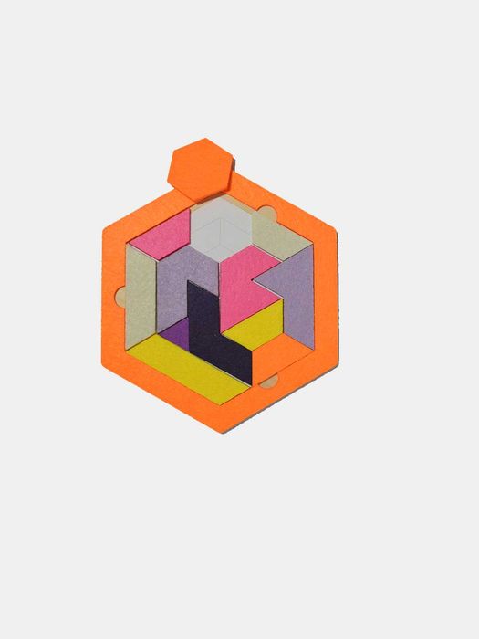 Пазл Шестигранник из фетра головоломка