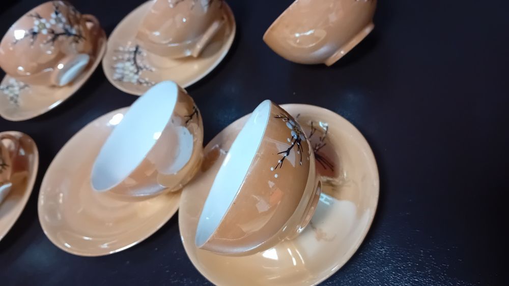 Сервиз  японски костен  порцелан