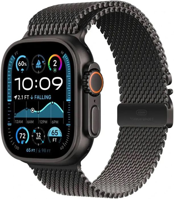Iwatch Ultra3 black Melanese Loop