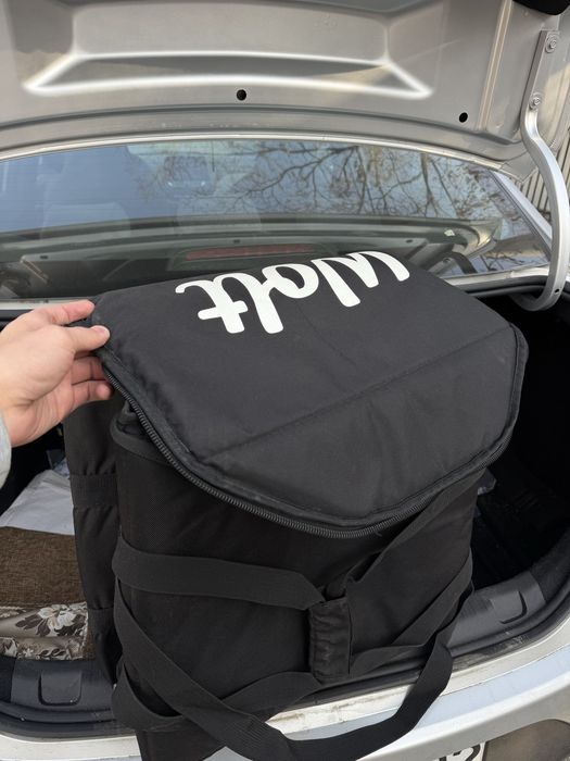 Термосумка черная WOLT