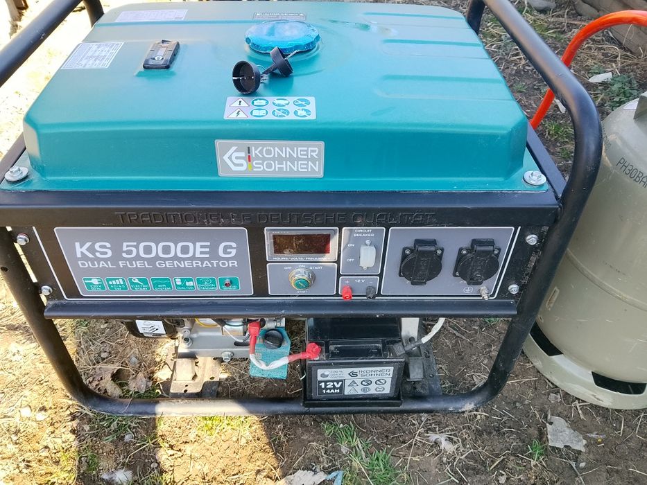 Generator  4.5 kw benzina si gaz