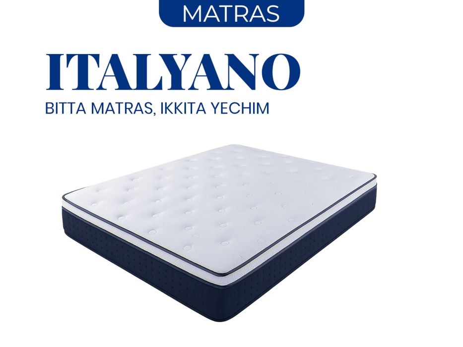 Italyano — bir matrasda ikki yechim!