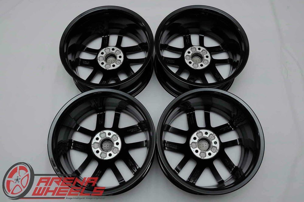 Jante Noi 18 inch Originale Audi A5 8W R18 Negru Diamond Cut
