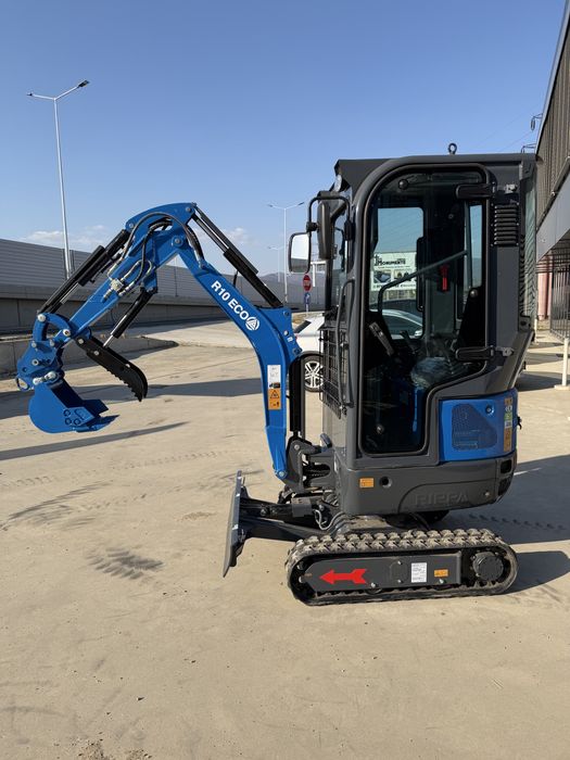 Miniexcavator RIPPA R10 Eco cu cabina si MOTOR KUBOTA
