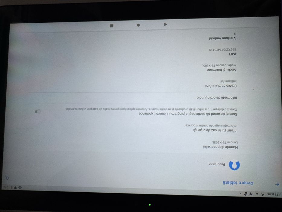 Tableta lenovo tab 10