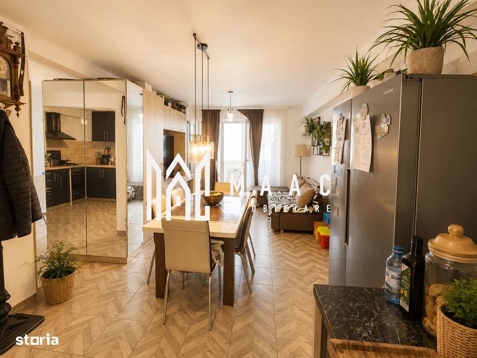 Apartament 3 camere | Etaj 1 | 2 bai | 2 Balcoane | Bloc nou