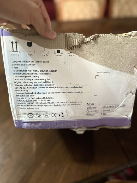 "Weirong" pul sanash mashinkasi sotiladi