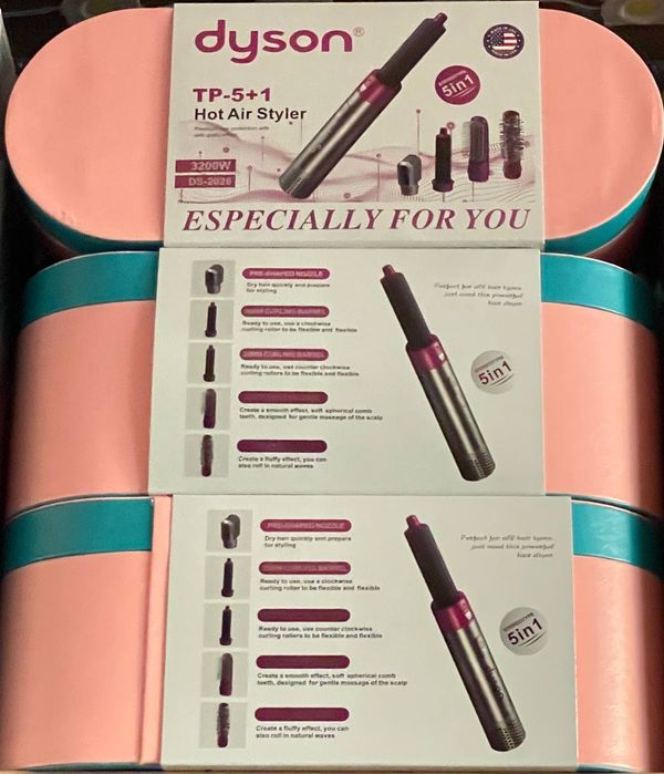 Профессиональный фен-щётка 5 в 1 Dyson TP-5+1