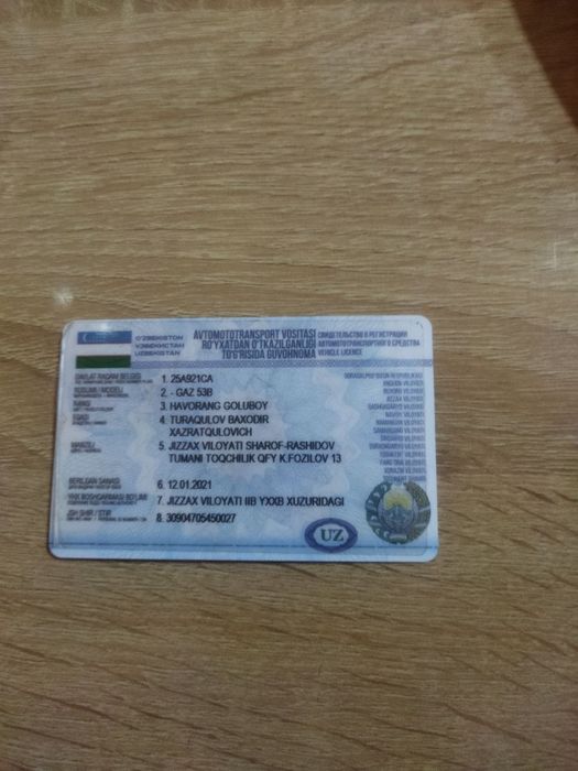 GAZ 53 sotiladi.