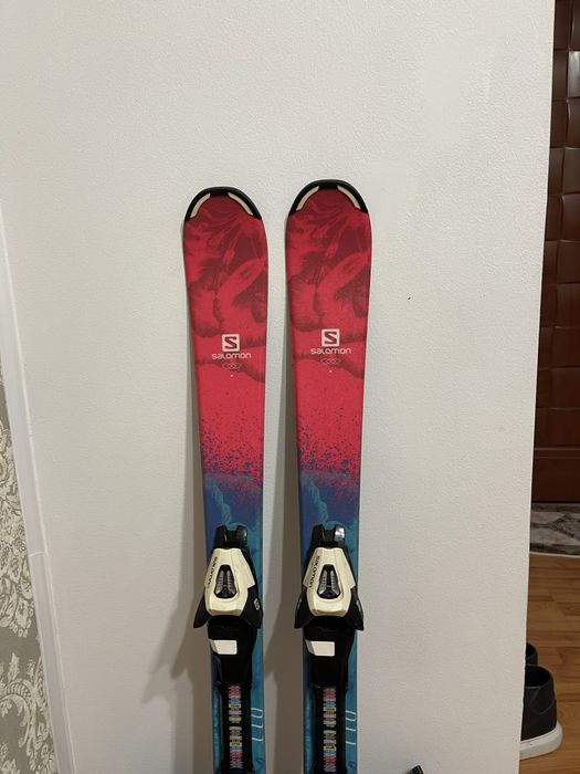 Schiuri copii 110 cm atomic cu clapari skiuri