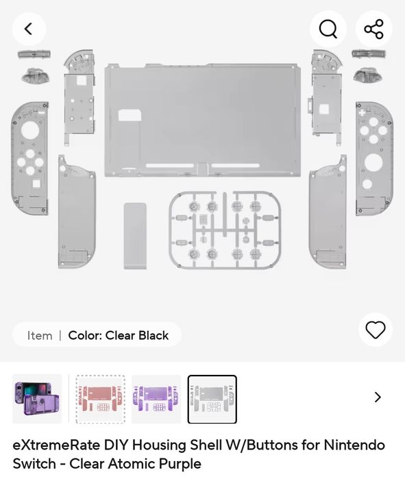 Nintendo Switch carcasă housing shell complet eXtremerate