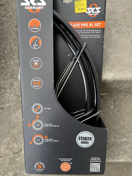 Aparatoare bicicleta sks fata spate