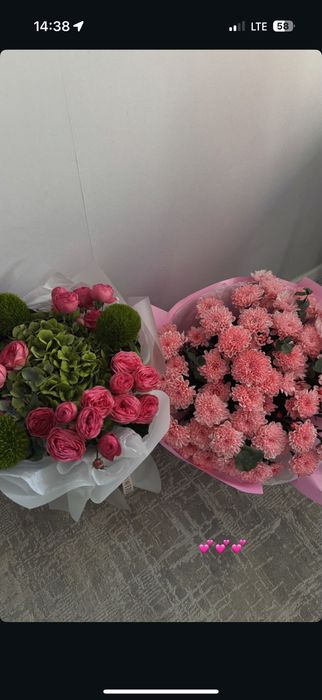 продам свежие цветы,две цветы по 5 к