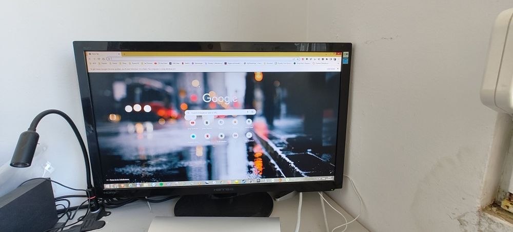 Monitor LED HANNS-G 27", Wide, Full HD, DVI, HDMI, Boxe, Negru, HL272H