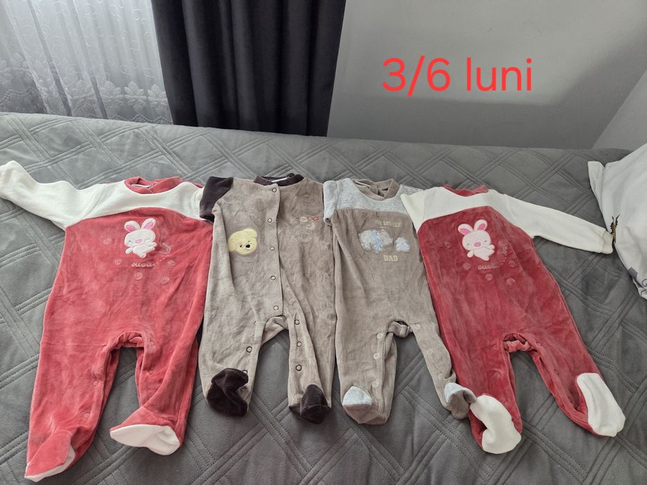 Salopete noi bebe fleece