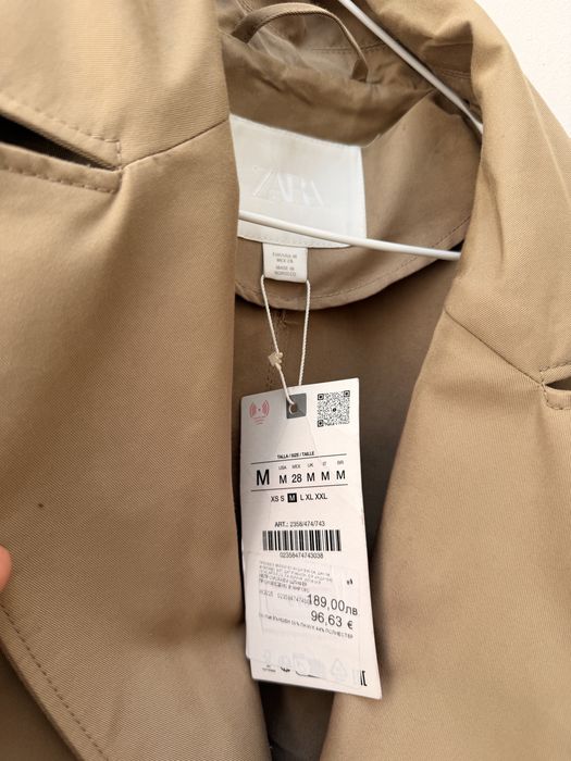 Чисто нов тренчкот/ шлифер Zara