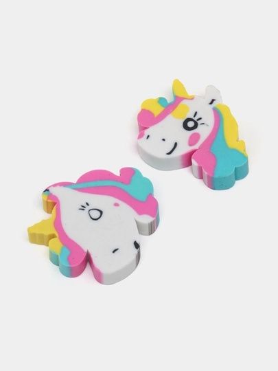 Ластик в виде единорога (2пары) 4штуки