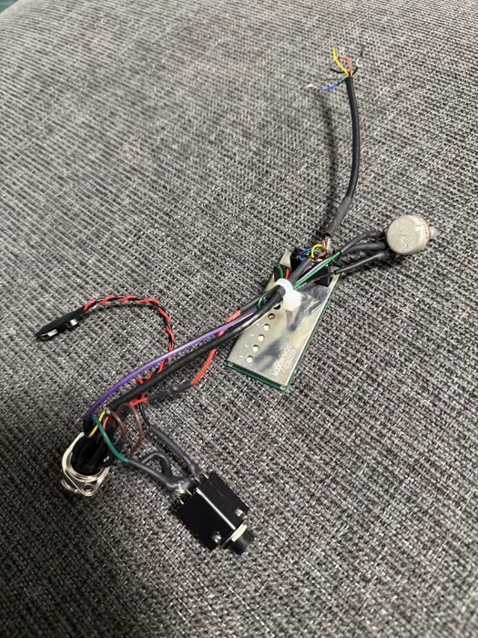 Kit Placa mica vioara zeta EMG originala cablaj