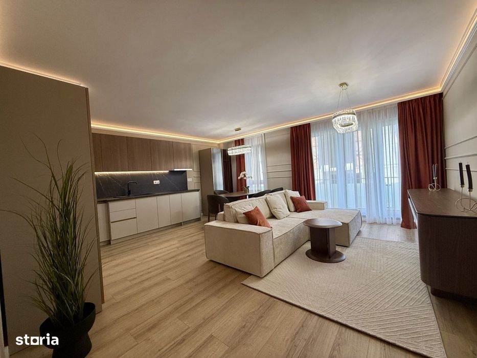 Vand apartament cu 2 camere la Maurer, Mobilat Modern, Parcare Inclusa