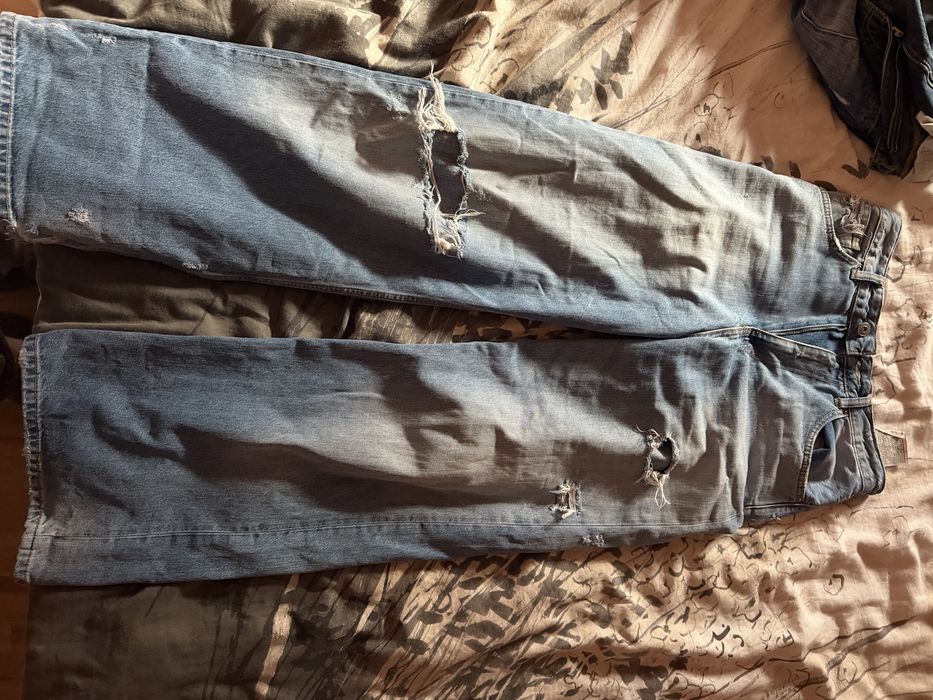 Дамски сини дънки Zara