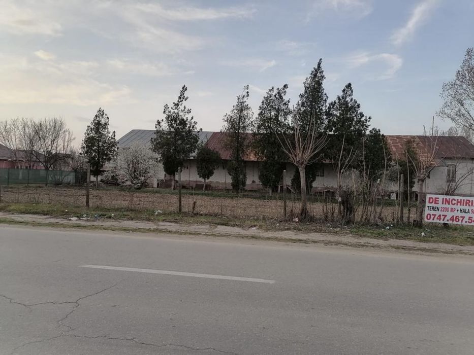De inchiriat Teren 2200mp+ Hala 580mp
