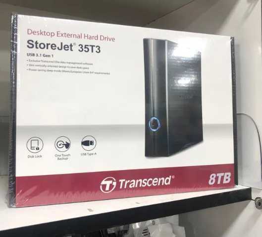 Новый Внешний жесткий диск Transcend StoreJet 35T3 TS8TSJ35T3 (8 ТБ)