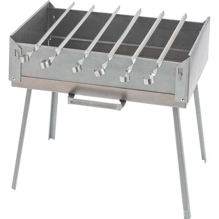 Мангал с шампурами для шашлыков. Чемодан- дипломат