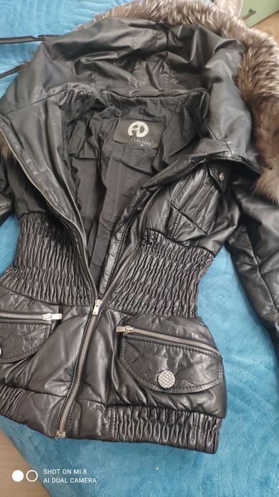 Куртка кожаная 46р