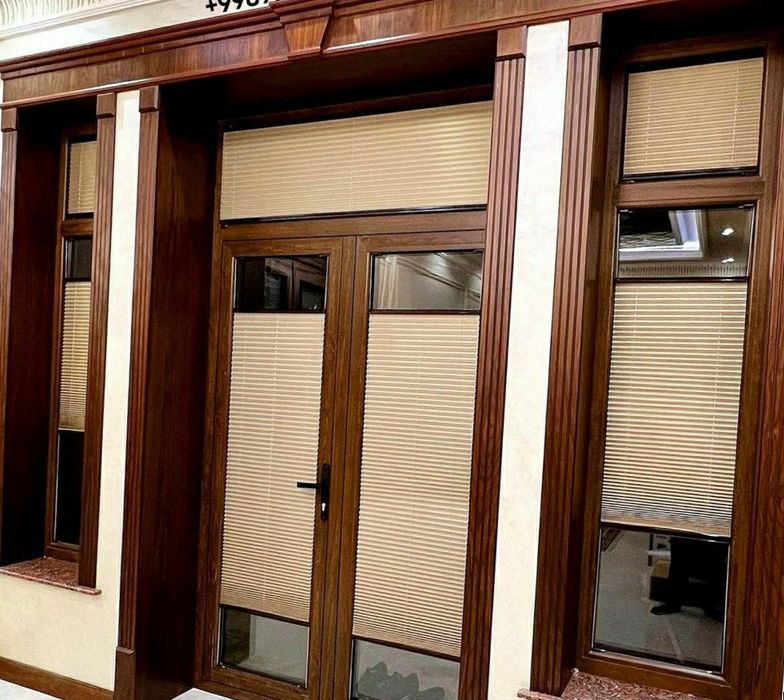 Жалюзи комбо день и ноч,плиссе декор