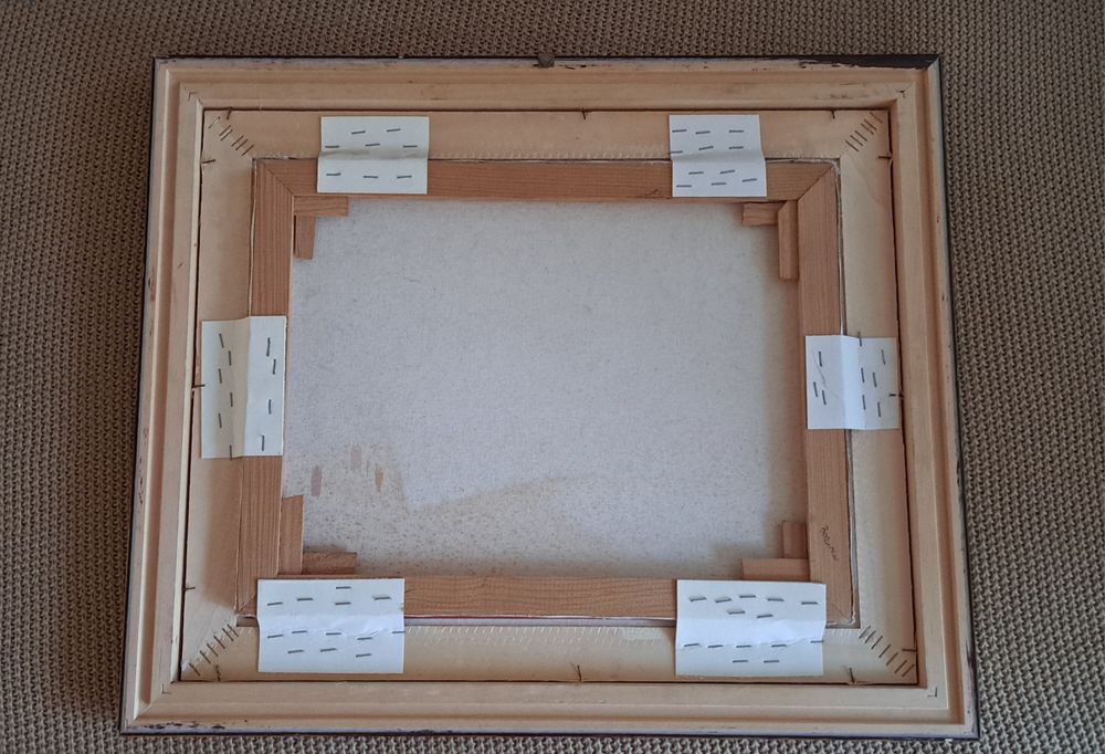 Tablou vechi ulei pe panza semnat