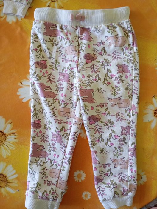 Памучен ватиран детски комплект