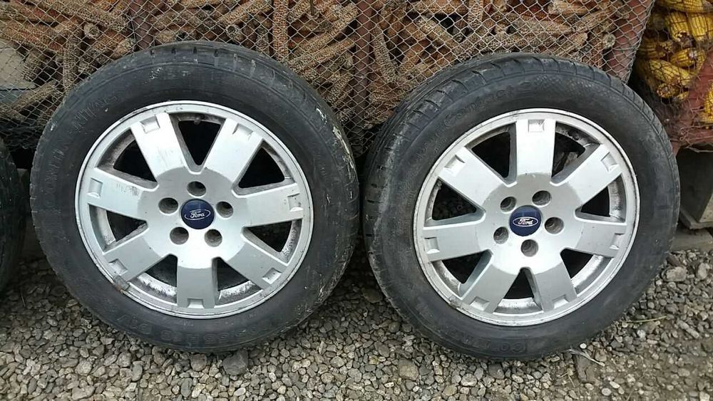 Vind 4 jante+cauciucuri de vara R16 Ford