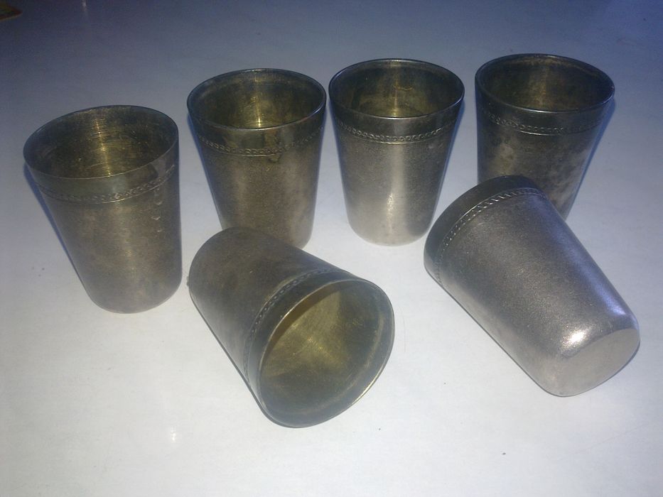 Рюмки  с позолотой