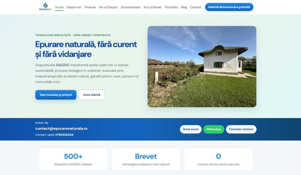 Website de la 200 euro – livrare rapidă, fără abonament