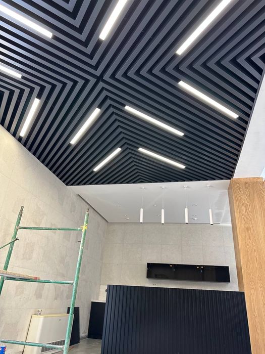 Деловые потолки для вас грильято реечный армстронг аквапанель PC-46