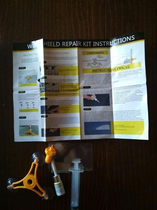 Ремонтен комплект за спукани автостъкла