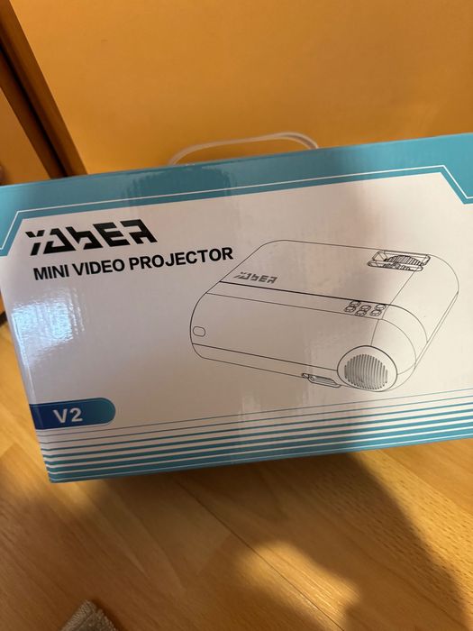 Mini Videoproiector WiFi YABER V2 +Ecran de proiector