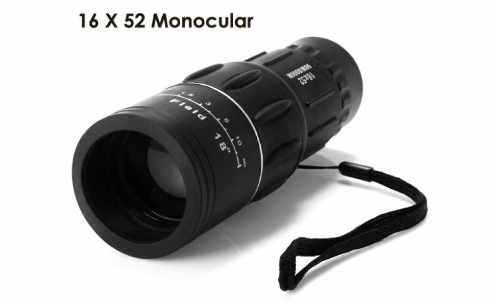 Monoclu KL1040 16x52, realizat din aluminiu + husa inclusa