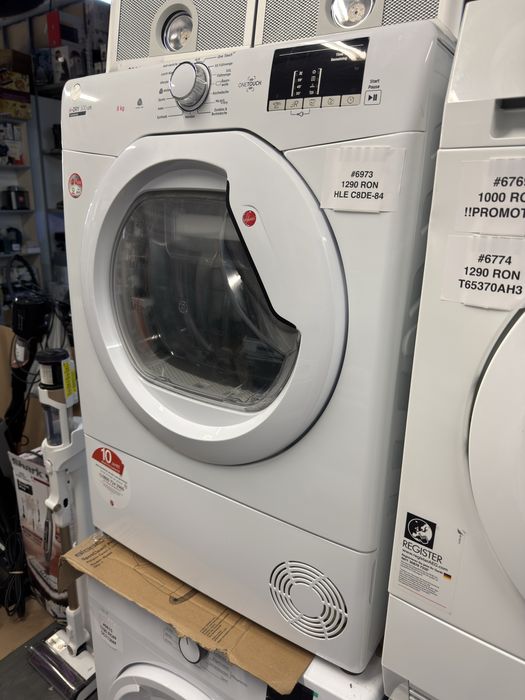 Uscător de rufe cu pompa de caldura Hoover HLE C8DE‑84