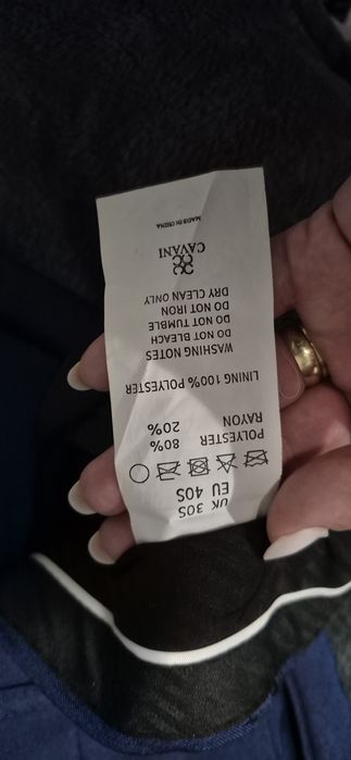 Costum bărbați Cavani 3 piese + cravată, nou, mărimea 40S / EU 50S