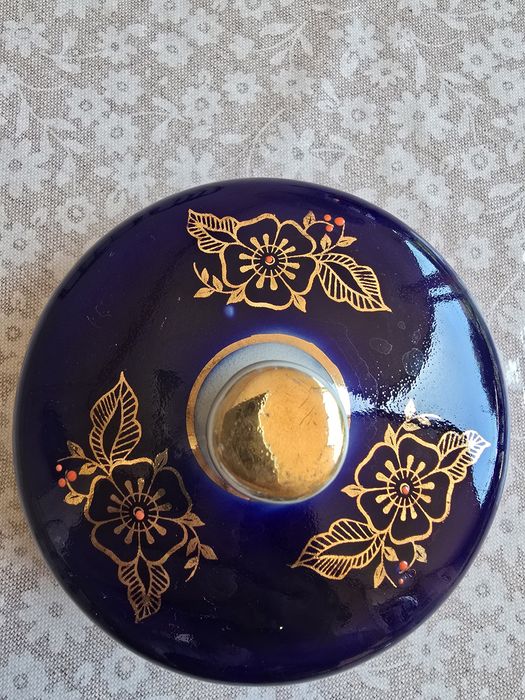 Фарфоровая крышка масленица ЛФЗ